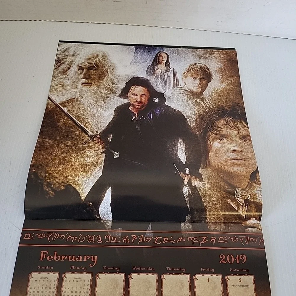 LORD OF THE‎ RINGS 2018 Calendar Orlando Bloom